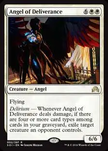 MtG Trading Card Game Shadows Over Innistrad Rare Foil Angel of Deliverance #2