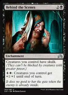 MtG Trading Card Game Shadows Over Innistrad Uncommon Behind the Scenes #100