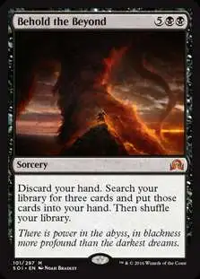 MtG Trading Card Game Shadows Over Innistrad Mythic Rare Behold the Beyond #101