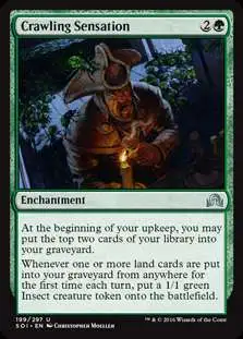 MtG Trading Card Game Shadows Over Innistrad Uncommon Crawling Sensation #199
