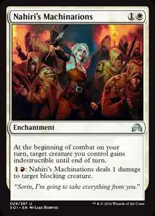 MtG Trading Card Game Shadows Over Innistrad Uncommon Nahiri's Machinations #28