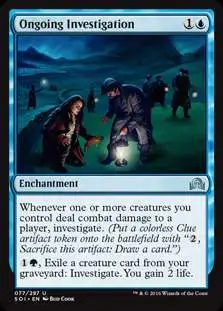 MtG Trading Card Game Shadows Over Innistrad Uncommon Ongoing Investigation #77