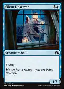 MtG Trading Card Game Shadows Over Innistrad Common Silent Observer #86