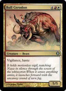 MtG Shards of Alara Uncommon Bull Cerodon #161
