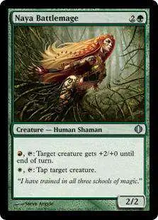 MtG Shards of Alara Uncommon Naya Battlemage #142