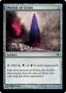 MtG Shards of Alara Common Obelisk of Grixis #214