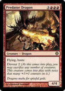 MtG Shards of Alara Rare Predator Dragon #109