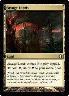 MtG Shards of Alara Uncommon Foil Savage Lands #228