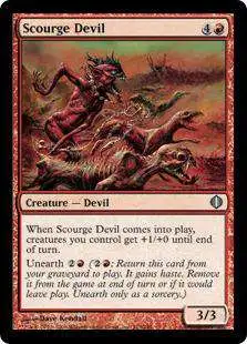 MtG Shards of Alara Uncommon Scourge Devil #113