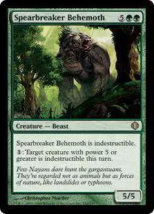 MtG Shards of Alara Rare Spearbreaker Behemoth #150