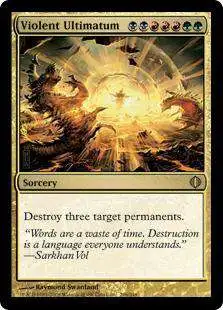 MtG Shards of Alara Rare Violent Ultimatum #206