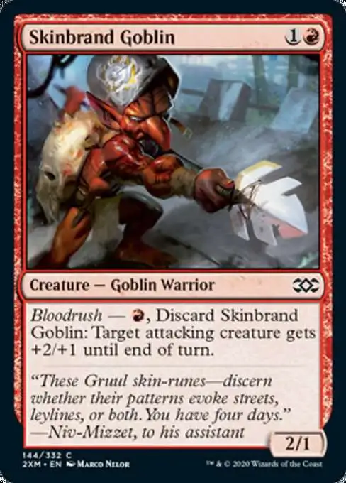 MtG Double Masters Common Skinbrand Goblin #144