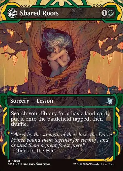 Magic The Gathering Secrets of Strixhaven Mystical Archive Single Card  Uncommon Shared Roots 58 - ToyWiz