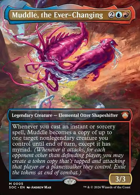 holographic card sleeves mtg Compatible with Magic The Gathering Card Sleeves(Bloomburrow  Series)-100pack+4 Count Smooth Matte Compatible with MTG and Other TCGs -( Otter Sorcerer : Amazon.ca: Toys & Games main image 1