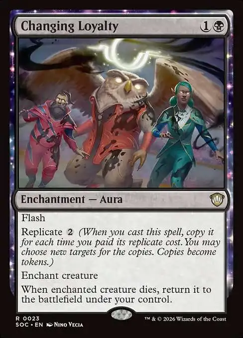 Magic The Gathering Secrets of Strixhaven Commander Single Card Rare  Changing Loyalty 23 - ToyWiz