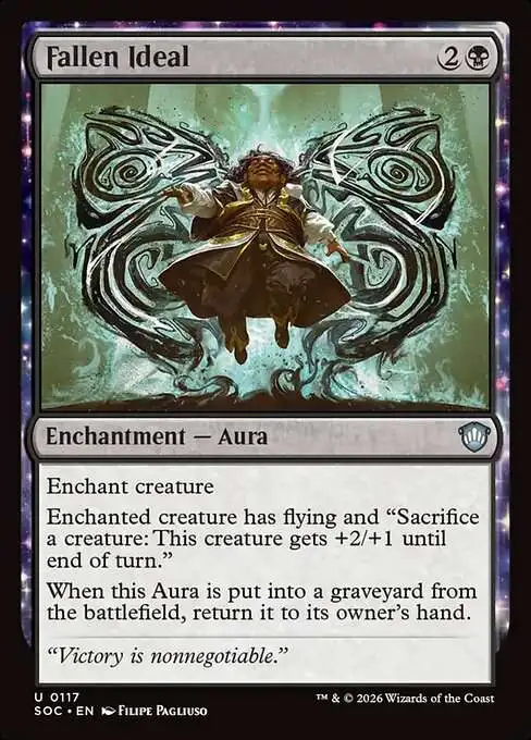 Magic The Gathering Secrets of Strixhaven Commander Single Card Uncommon  Fallen Ideal 117 New Art - ToyWiz