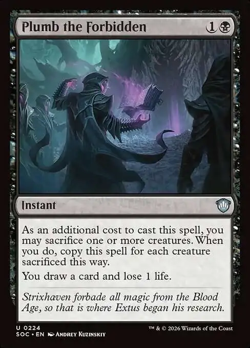 Magic The Gathering Secrets of Strixhaven Commander Single Card