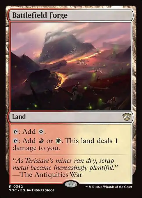 Magic The Gathering Secrets of Strixhaven Commander Single Card Rare Battlefield Forge 362 - ToyWiz Magic The Gathering Secrets of Strixhaven Commander Single Card Rare Battlefield Forge 362 - ToyWiz