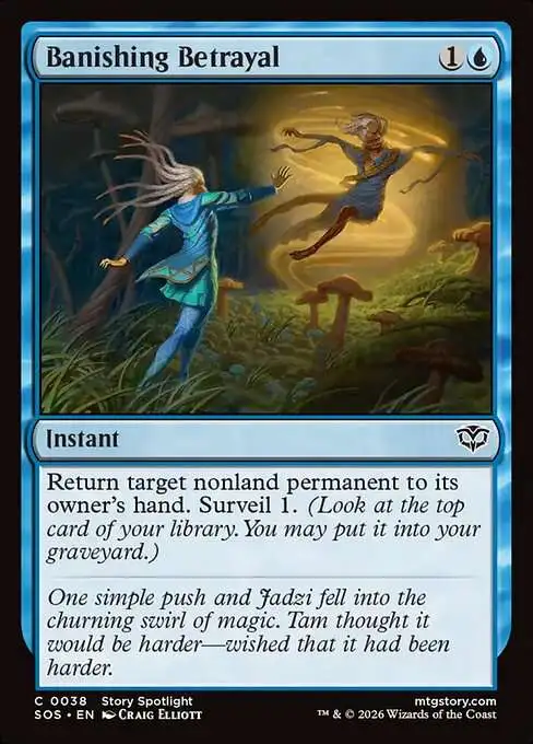 MtG Secrets of Strixhaven Common Banishing Betrayal #38