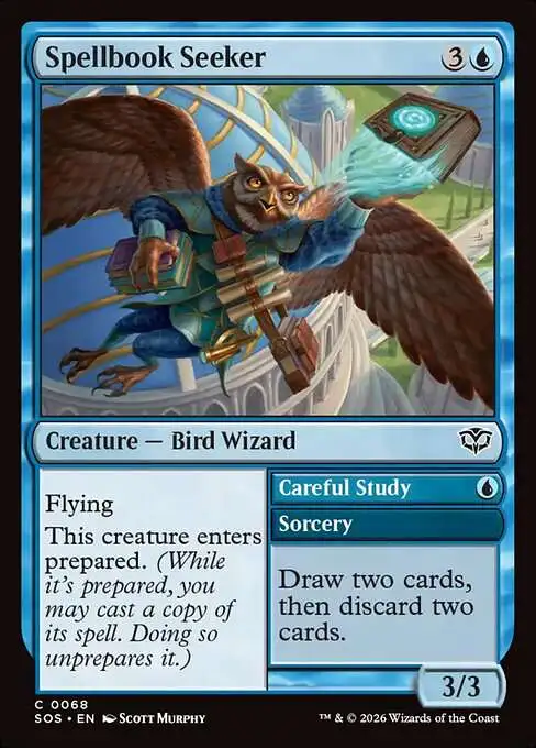 新品未使用　SPELL CARDS スペルカードティターニア・ハーディによる本 Magic The Gathering Secrets of Strixhaven Single Card Common