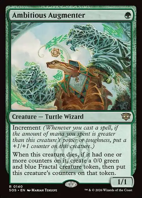 Magic The Gathering Secrets of Strixhaven Single Card Rare Ambitious  Augmenter 140 - ToyWiz