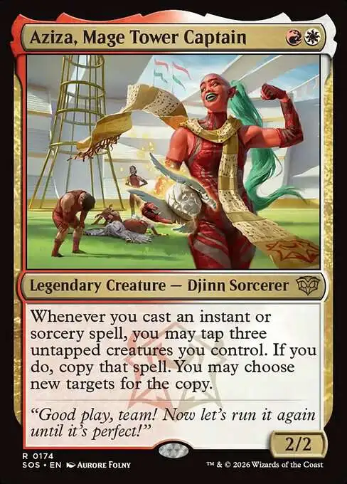 Magic The Gathering Secrets of Strixhaven Single Card Rare Aziza