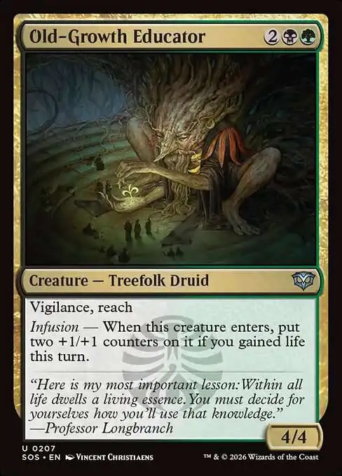 Magic The Gathering Secrets of Strixhaven Single Card Uncommon Old-Growth  Educator 207 - ToyWiz