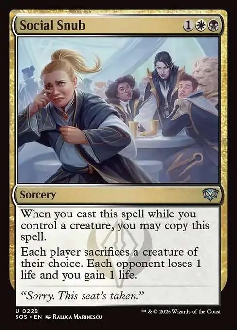 Magic The Gathering Secrets of Strixhaven Single Card Uncommon