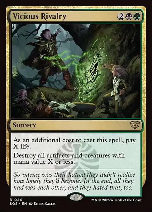 Magic The Gathering Secrets of Strixhaven Single Card Rare Vicious