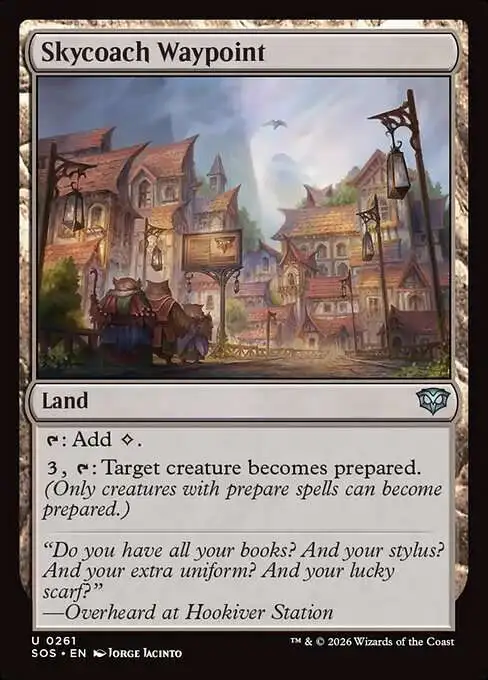 Magic The Gathering Secrets of Strixhaven Single Card Uncommon Skycoach  Waypoint 261 - ToyWiz