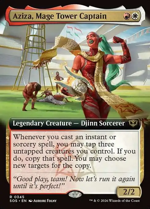 Magic The Gathering Secrets of Strixhaven Single Card Rare Aziza