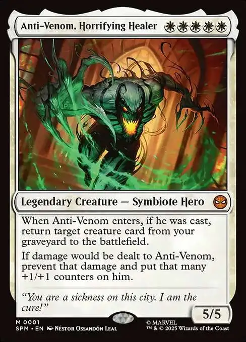 Magic The Gathering Marvel Spider-Man Single Card Mythic Rare Anti
