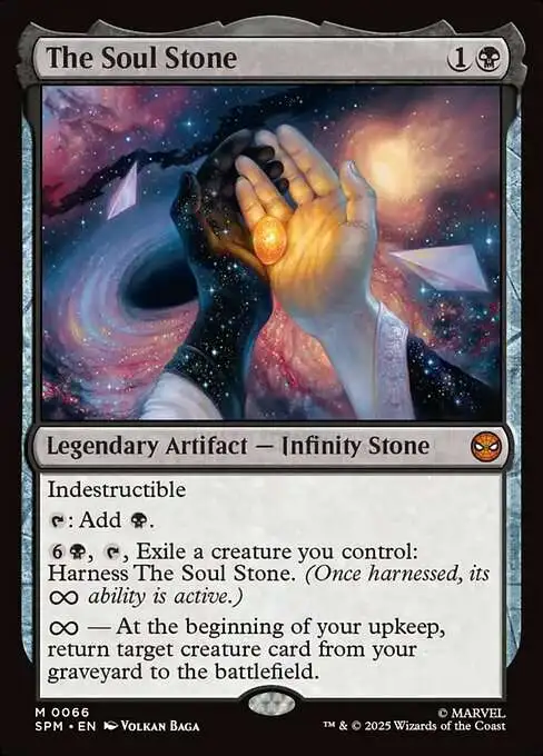 MtG Marvel Spider-Man Mythic Rare The Soul Stone #66
