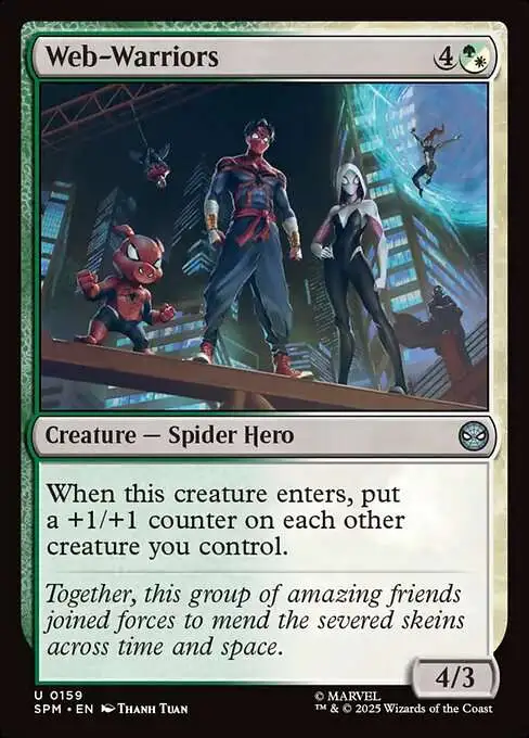 MtG Marvel Spider-Man Uncommon Web-Warriors #159