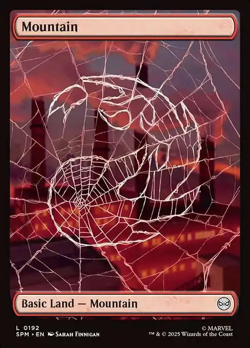 Magic The Gathering Marvel Spider-Man Single Card Common Mountain