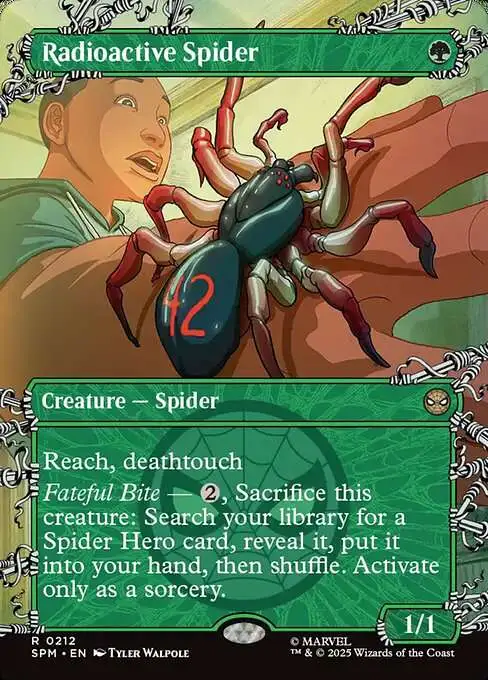 rarest spiderman mtg card Sensational Spider-Man Marvel's Spider-Man Eternal (SPE) #25 Scryfall Magic: The Gathering Search first strike First look at some Magic: