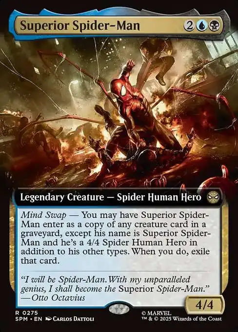 MtG Marvel Rare Superior Spider-Man #275 [Extended Art FOIL]