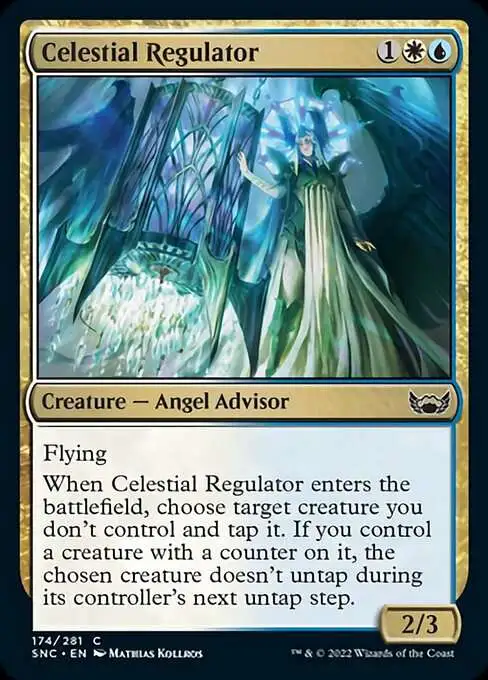 MtG Trading Card Game Streets of New Capenna Common Celestial Regulator #174