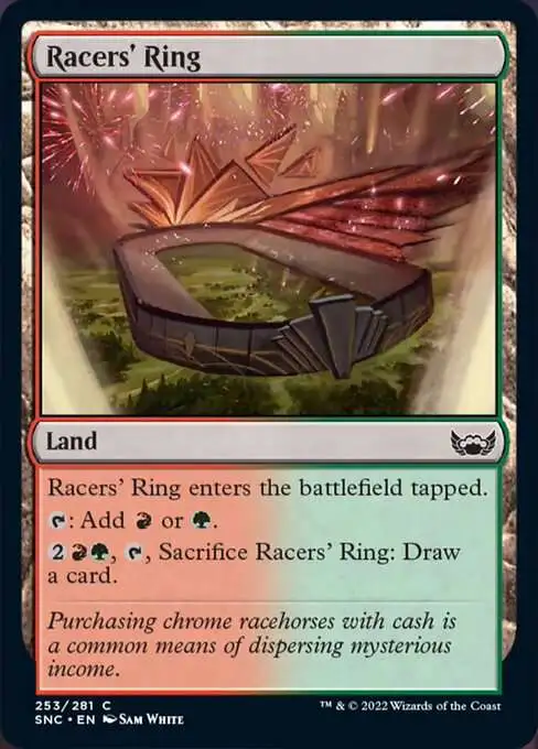 MtG Trading Card Game Streets of New Capenna Common Racers' Ring #253