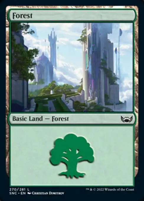 MtG Trading Card Game Streets of New Capenna Common Forest #270