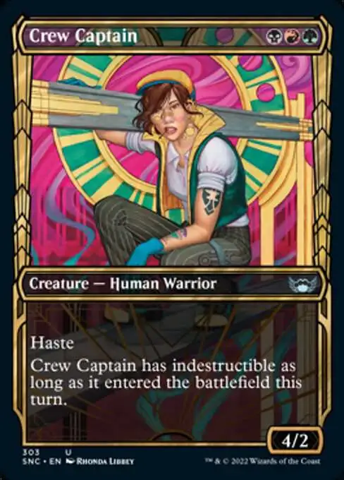 MtG Trading Card Game Streets of New Capenna Uncommon Crew Captain #303 [Showcase]