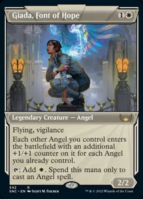 Magic The Gathering Trading Card Game Streets of New Capenna Single Card  Rare Giada, Font of Hope 342 Showcase - ToyWiz