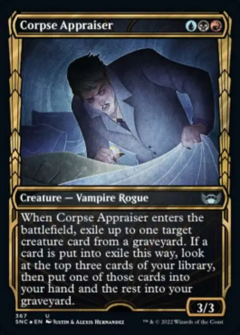 Corpse Appraiser (gilded foil) (showcase)