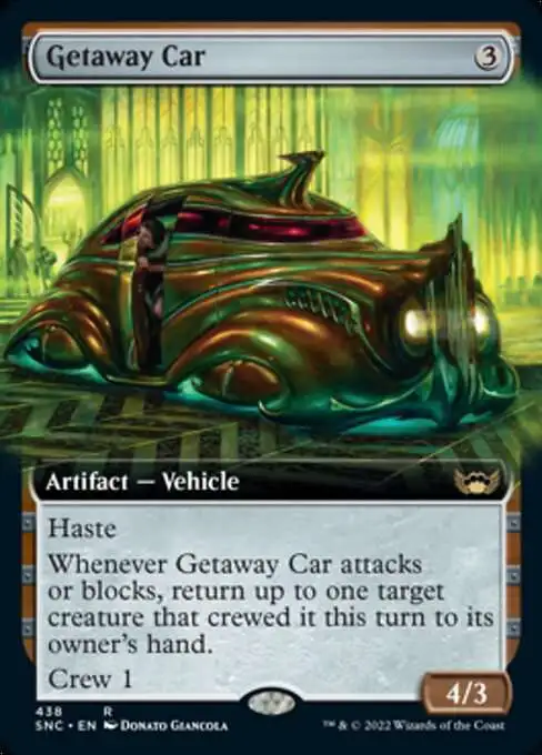 vehicle mtg cards Magic The Gathering Trading Card Game Streets of New Capenna Single Card Rare Getaway Car 438 Extended Art This Vehicle becomes an artifact creature until end of turn.) The 44 Best Vehicles in