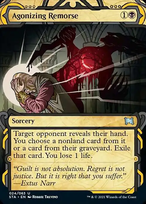 MtG Strixhaven: Mystical Archive Uncommon Foil Agonizing Remorse #24