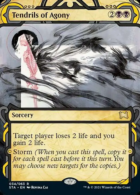 MtG Strixhaven: Mystical Archive Rare Tendrils of Agony #34
