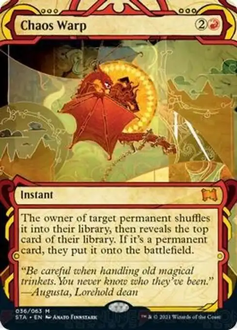 Magic The Gathering Strixhaven Mystical Archive Single Card Mythic Rare  Chaos Warp 36 - ToyWiz