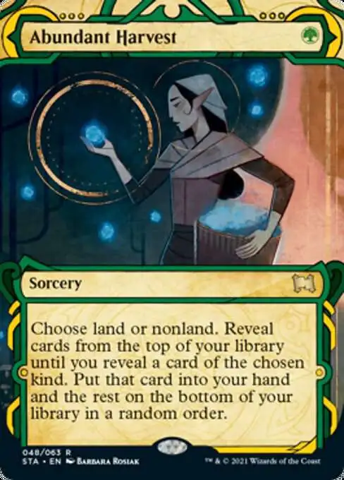 MtG Strixhaven: Mystical Archive Rare Abundant Harvest #48