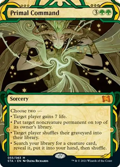 MtG Strixhaven: Mystical Archive Mythic Rare Primal Command #55