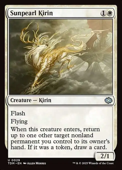 MtG Tarkir: Dragonstorm Uncommon Sunpearl Kirin #29